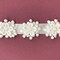 1 Yard Beaded 3D Guipure Floral Lace Trimming on Ribbon | 1" Wide | Elegant Trim for Bridal, Formal & Dancewear
